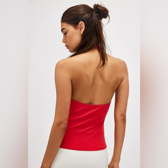 Have it All Halter Top by Free People in Red. NWT! - Picture 2 of 4